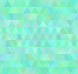 Retro background, pattern triangles transition bright colors. Vector