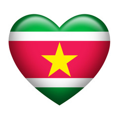 Suriname Insignia Heart Shape