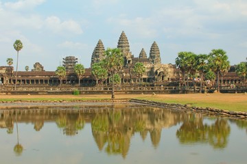  Angkor Wat of UNESCO's world heritage in Siem Reap, Cambodia