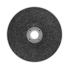 Abrasive disk drinding wheel isolated on white