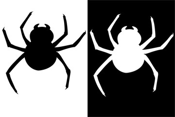 Spider silhouette.