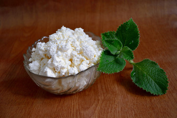 mint and cottage cheese
