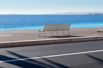 Park bench in the  City of Nice - Nizza