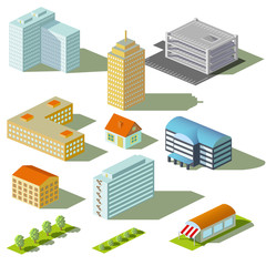 Houses and buildings