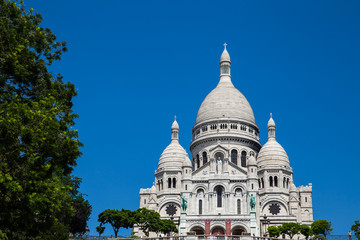 Obraz premium View of Basilica of the Sacred Heart of Paris