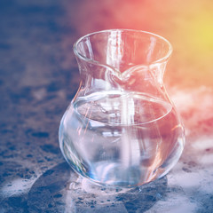 Transparent Jug with Two Liters of Drinking Water