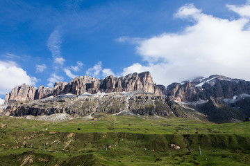 Fototapeta na wymiar Italy beauty, Dolomites, mountains above Cortina D Ampezzo
