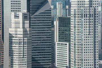 Obraz na płótnie Canvas Office buildings in Singapore, Asia