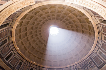 ROME, ITALY - JUNE 08: Pantheon in Rome, Italy at June 08, 2014.