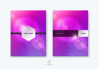Business brochure, flyer and cover design layout template with p
