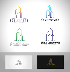 Real Estate Skyscraper Logo