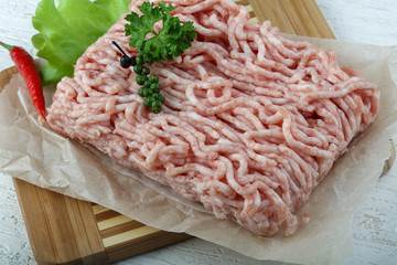 Raw minced meat