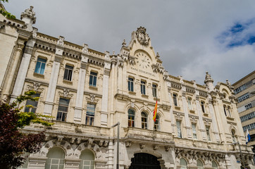 Fototapeta na wymiar Casa Consistorial. Santander Cityhall