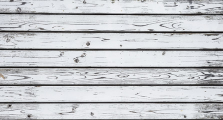 Fototapeta premium White wood plank wall texture background