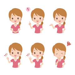 女性　バリエーション