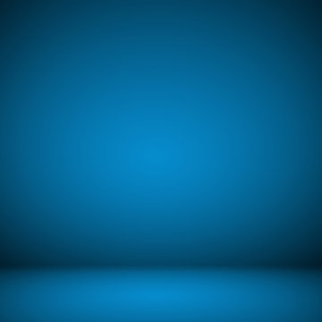 Abstract Room Interior Blue Background