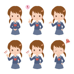 女の子　バリエーション