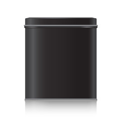 Blank Tin Box : Vector Illustration