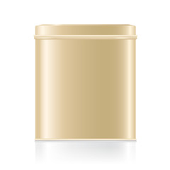 Blank Tin Box : Vector Illustration