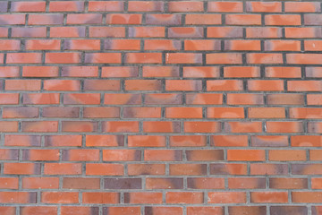 Red pattern brick wall texture and background.