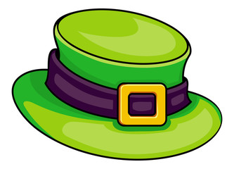 Leprechaun hat isolated on a white background