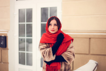 Young woman portrait.