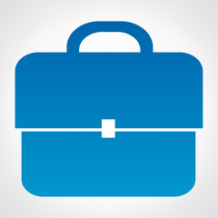 Brief bag. Business briefcase icon.