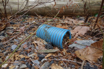 Obraz premium Abandoned pipe