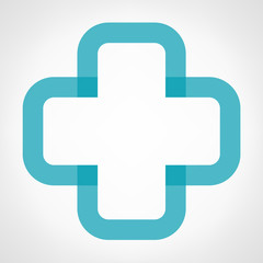 Help cross or pharmacy symbol icon