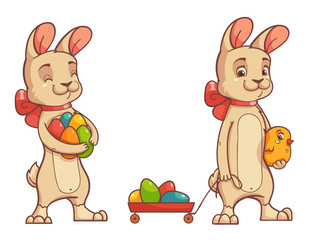 Cute Easter Bunny - Cartoon Character