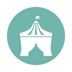 Circus dome icon