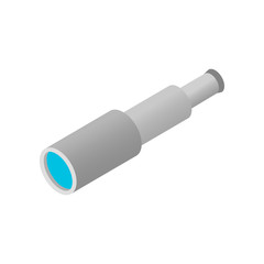 Spyglass isometric 3d icon