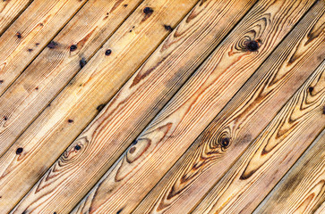 Fototapeta premium Wooden planks with natural patterns as background