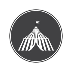 Circus dome icon