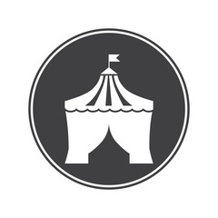 Circus dome icon