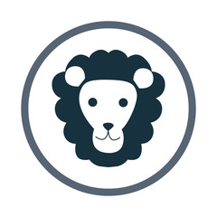 Circus lion icon