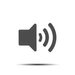 Sound Icon with shadow