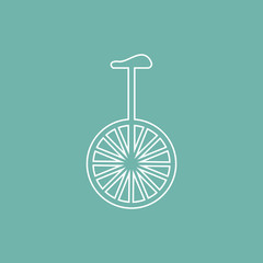 Circus bike icon