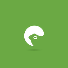 Fototapeta premium Frog symbol 