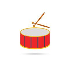 Color circus drum icon