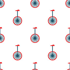 Color circus bike icon