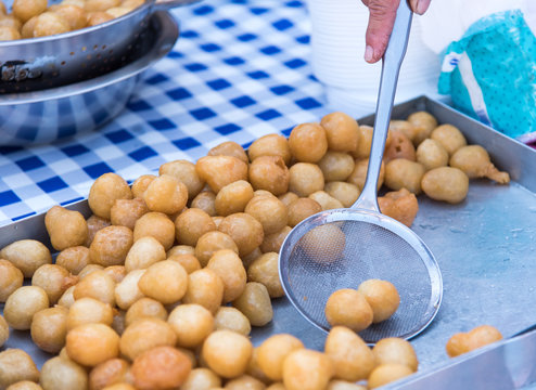 Greek Delicious Loukoumades Pastry