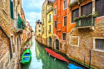 Fotobehang Canal in Venice, Italy © Luciano Mortula-LGM