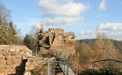 ruins, landscape