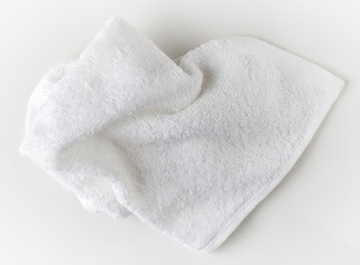 Fototapeta na wymiar White spa towel