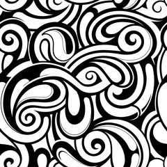 Seamless floral ornament