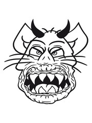 face head monster fear demon devil evil horns satan hell horror halloween