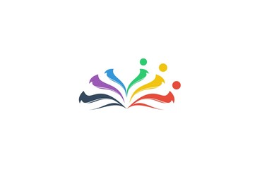 book abstrack education icon logo