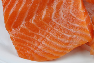 salmon steak red fish