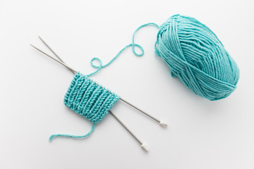 Ball of Yarn and Knitting Needles